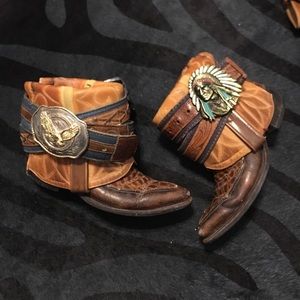*** SOLD ****Festival Boho Cowboy Boots